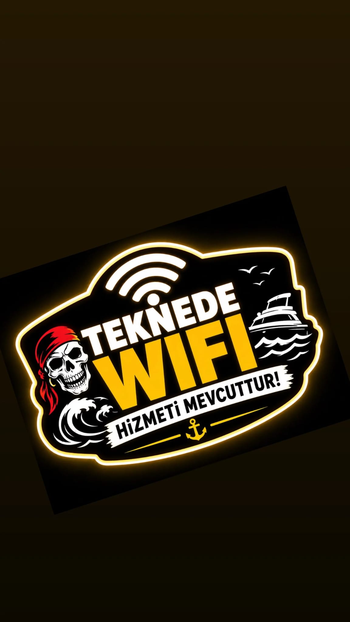 Teknede WiFi Hizmeti Mevcuttur